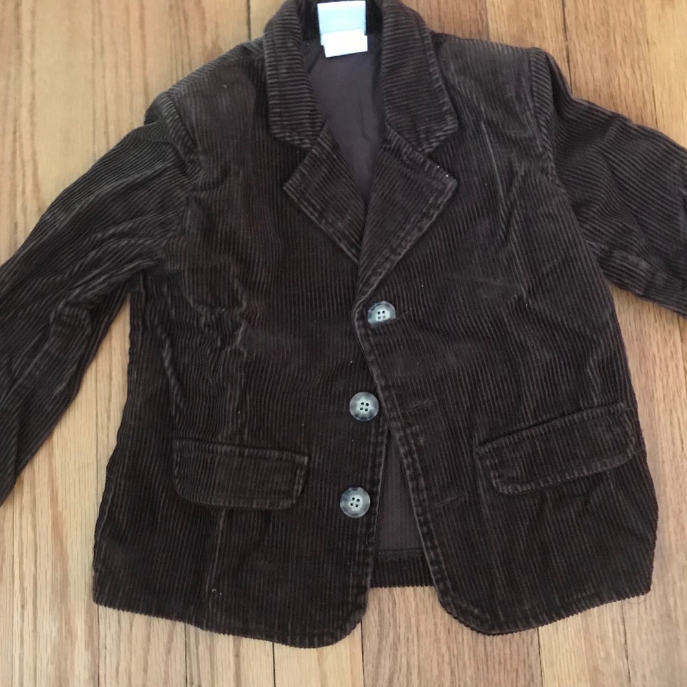 Kid's Brown Corduroy Blazer